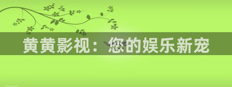 神马视频影院：黄黄影视：您的娱乐新宠